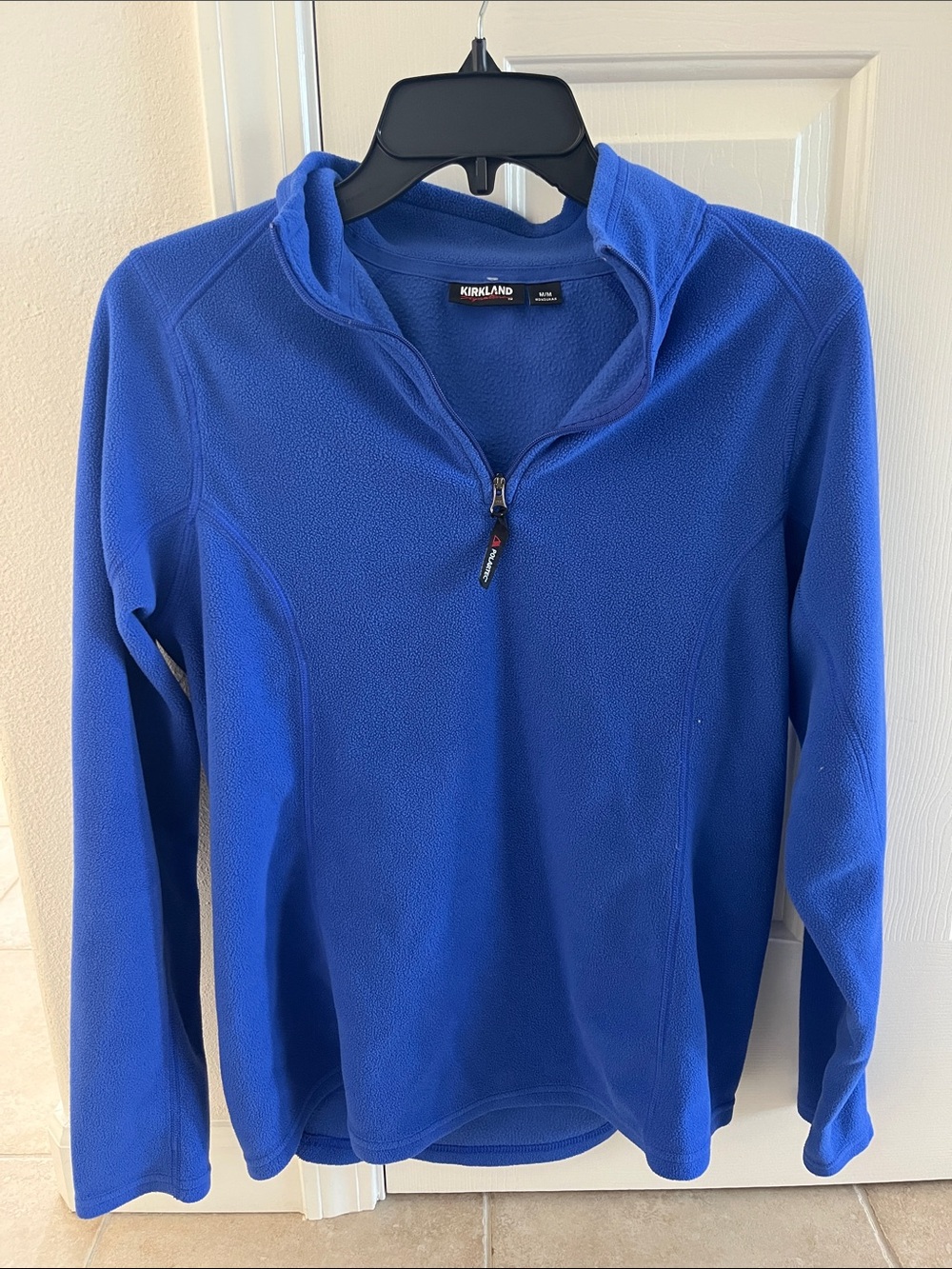 Kirkland Signature Zip-Front Pullover – Royal Blue